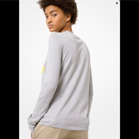 “HOST PICK” Michael Kors Collection Cotton Surf Sweater Tee - Picture 2 of 5